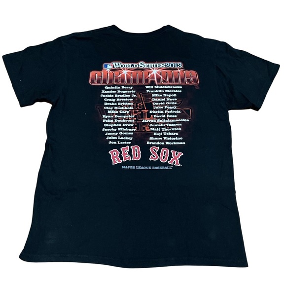 Closing Sale! - Vintage Boston Red Sox 2013 World Series Champs Tee - Majestic - Picture 4 of 6
